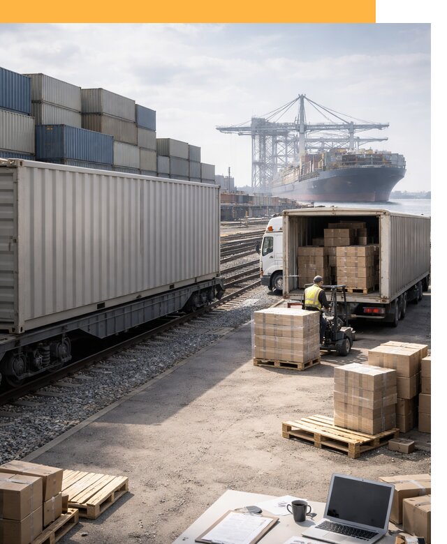 Мультимодальные перевозки грузов по миру от 46242 руб