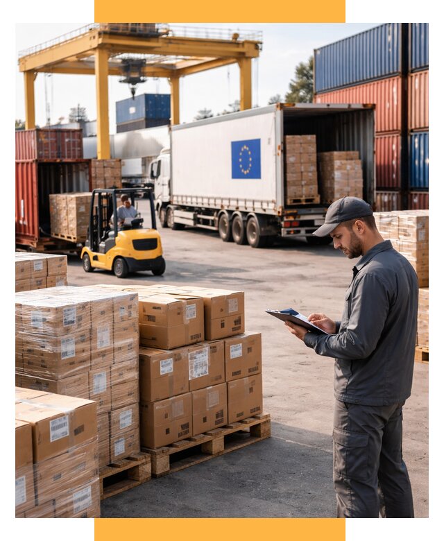 Доставка грузов из Европы от 12331 р., логистика СетСервис-Стр