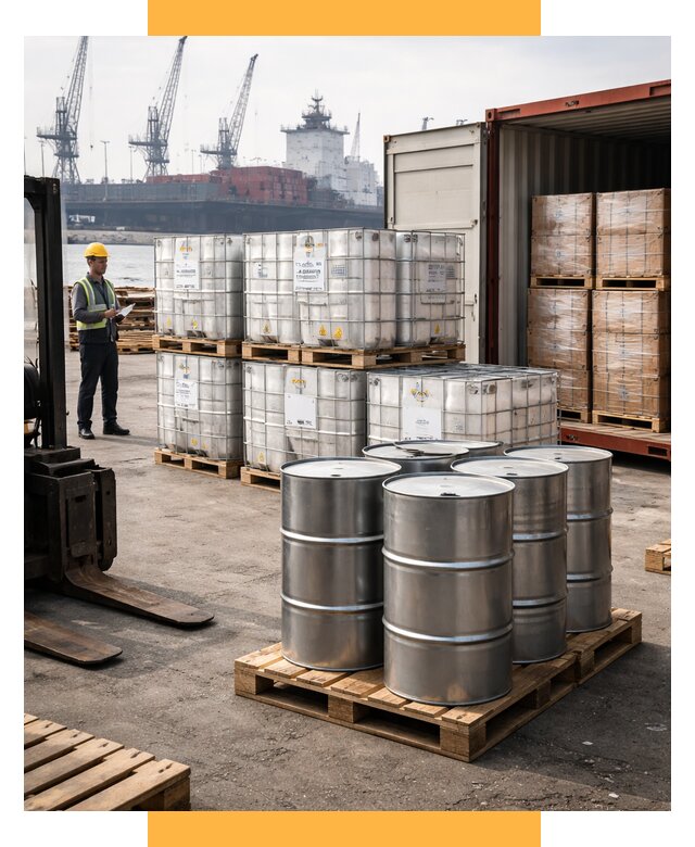 Доставка химического сырья из Индии от 256900 р. | СетСервис-Стр