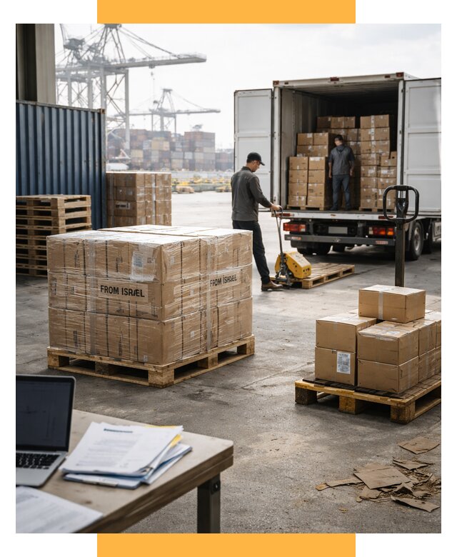 Доставка грузов из Израиля от 15414 р., логистика от СетСервис-Стр