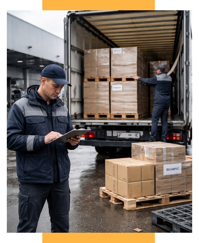 Доставка грузов из Беларуси от 15414 р. логистика СетСервис-Стр