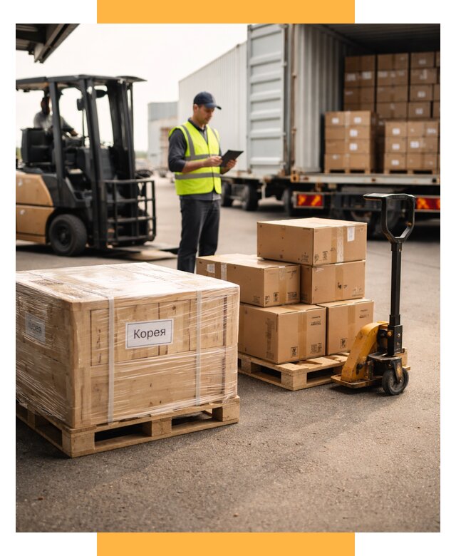 Доставка грузов в Корею из России от 35966 р. | СетСервис-Стр