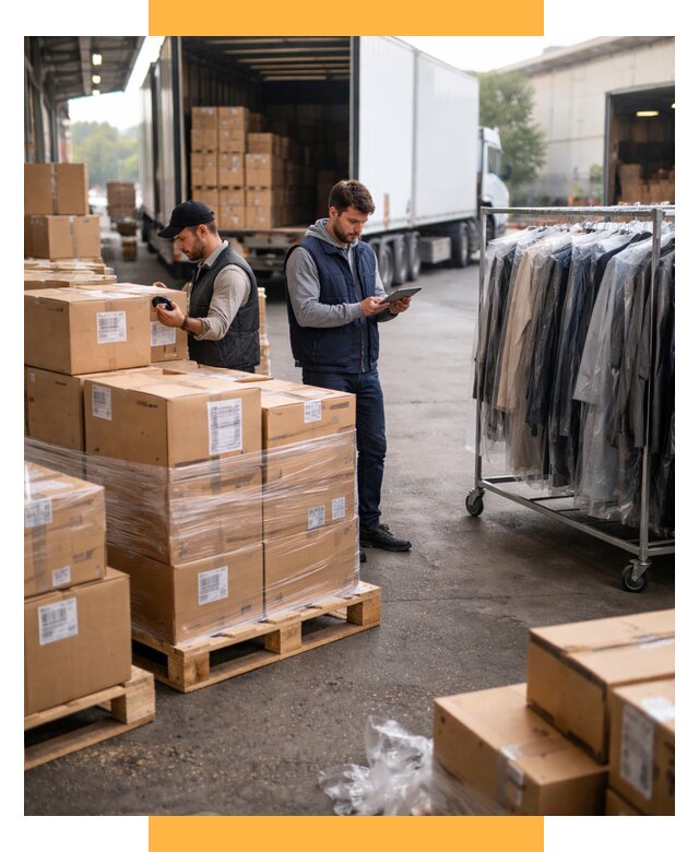 Перевозка и доставка одежды из Китая от 7707 р., СетСервис-Стр