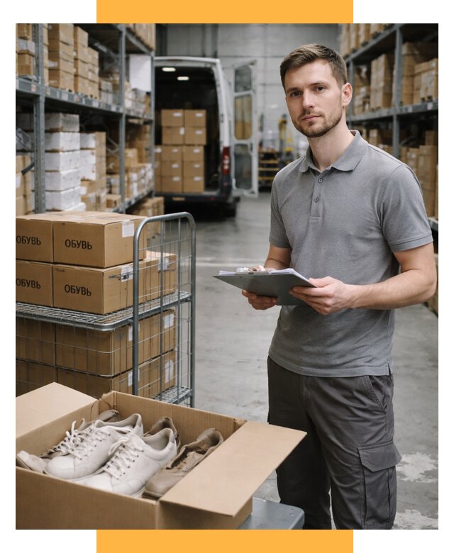 Доставка обуви из Китая и Турции от 4624 р. СетСервис-Стр