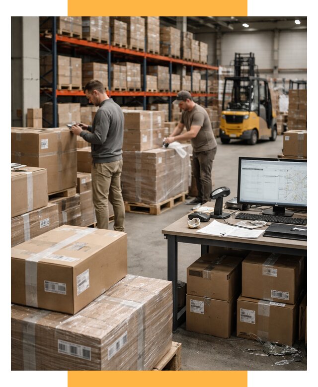 Склад консолидации в Европе от 6679 р., услуги СетСервис-Стр